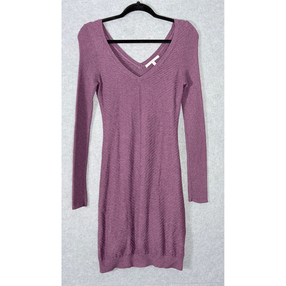 Victoria Secret Sweater Dress S Feminine Cottagecore Cashmere Blend Ribbed Mini